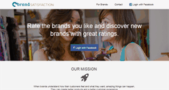 Desktop Screenshot of brandsatisfaction.com
